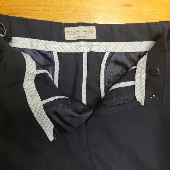 Zara Kids Collection Black Dress Pants Size 10 - Picture 5 of 9